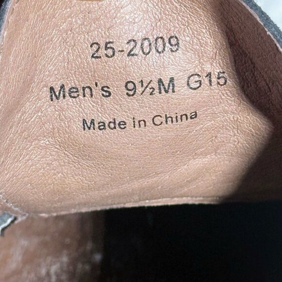 Johnston Murphy Elliston Wingtip Blue Suede Sneakers w/ Brogue Detailing Men 9.5 - Picture 7 of 8